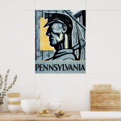 Pennsylvania WPA Poster (Küche)