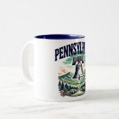Pennsylvania Zweifarbige Tasse (Vorderseite Links)