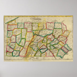Pennsylvaniaausgabe 1818 poster