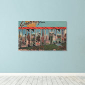 PennsylvaniaGroße BuchstabenszenenPennsylvania Leinwanddruck (Insitu (Holzboden))