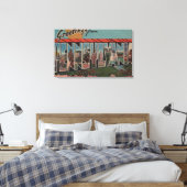 PennsylvaniaGroße BuchstabenszenenPennsylvania Leinwanddruck (Insitu (Schlafzimmer))