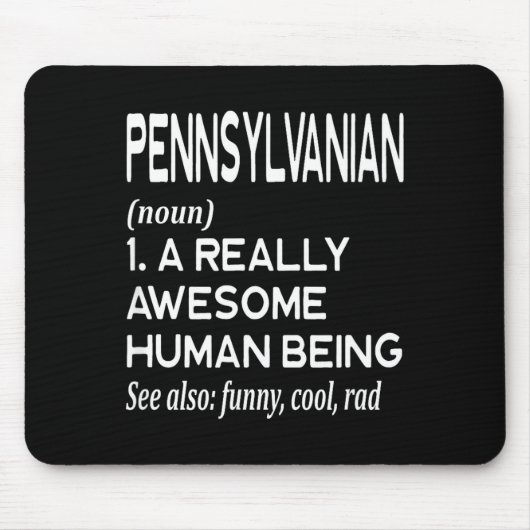 Pennsylvanian Pennsylvania Pa Philly Philadelphia  Mousepad (Vorne)