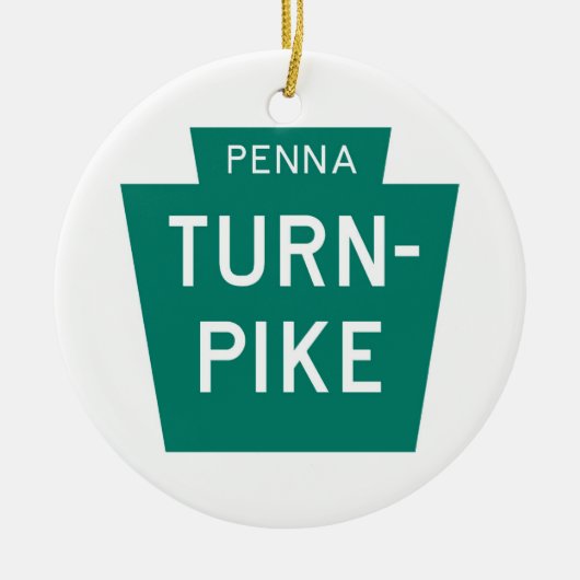 PennsylvaniaTurnpike Keramikornament (Vorne)