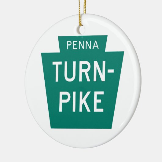 PennsylvaniaTurnpike Keramikornament (Links)