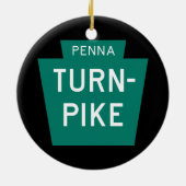 PennsylvaniaTurnpike Keramikornament (Hinten)