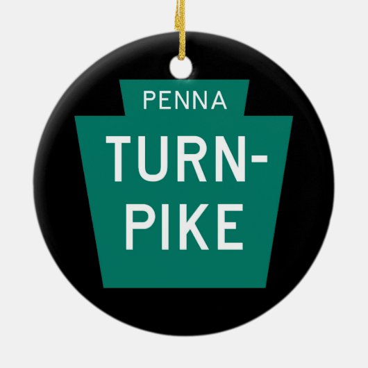 PennsylvaniaTurnpike Keramikornament (Hinten)