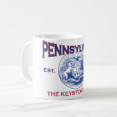PENNSYLVANIEN Der Keystone-Staat Kaffeetasse (Vorderseite Links)