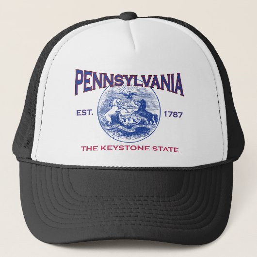 PENNSYLVANIEN Der Keystone-Staat Truckerkappe (Vorderseite)