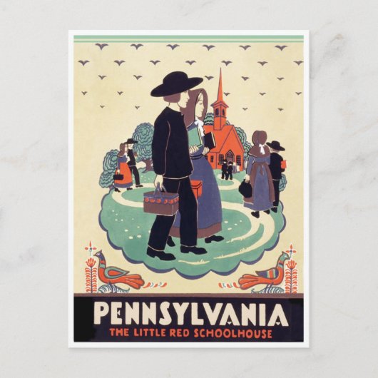 Pennsylvanien Postkarte (Vorderseite)