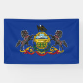 Pennsylvanische Flagge Banner (Horizontal)
