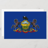 Pennsylvanische Flagge Briefpapier (Vorne/Hinten)