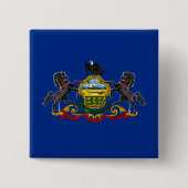 Pennsylvanische Flagge Button (Vorderseite)