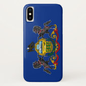 Pennsylvanische Flagge Case-Mate iPhone Hülle (Rückseite)