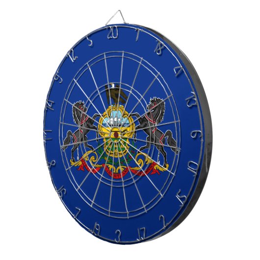 Pennsylvanische Flagge Dartscheibe (Vorderseite rechts)