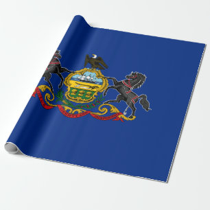 Pennsylvanische Flagge Geschenkpapier