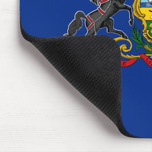Pennsylvanische Flagge Mousepad (Ecke)