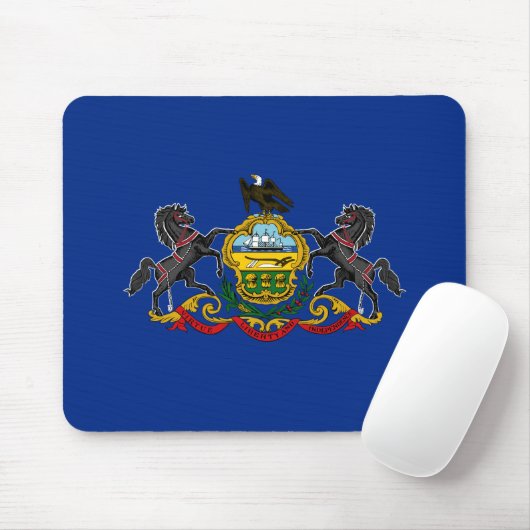 Pennsylvanische Flagge Mousepad (Mit Mouse)