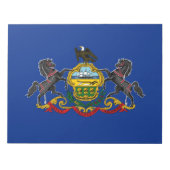 Pennsylvanische Flagge Notizblock (Vorderseite)