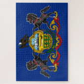 Pennsylvanische Flagge Puzzle (Vertikal)