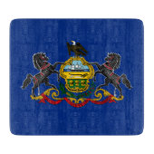 Pennsylvanische Flagge Schneidebrett (Vorderseite)