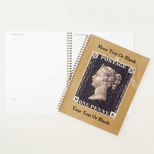 Penny Black Briefmarke Planer (Anzeige)