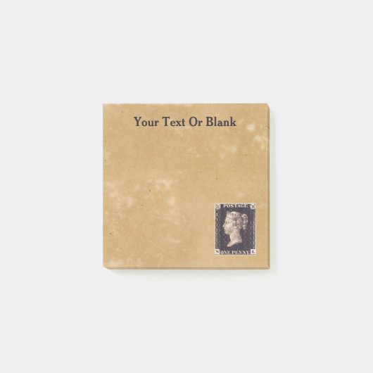 Penny Black Briefmarke Post-it Klebezettel (Vorderseite)
