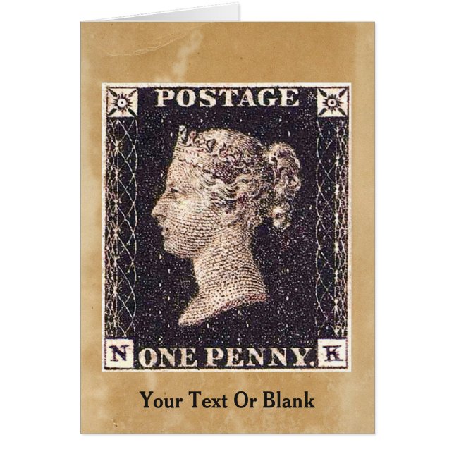 Penny Black Postage-Briefmarke (Vorne)