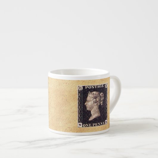 Penny Black Postage-Briefmarke Espressotasse (Vorderseite Rechts)