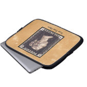 Penny Black Postage-Briefmarke Laptopschutzhülle (Vorne Knopf)