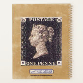 Penny Black Postage-Briefmarke Planer (Rückseite)