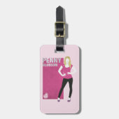 Penny Blossom Gepäckanhänger (Vorderseite vertikal)