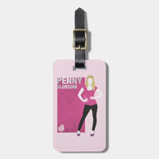 Penny Blossom Gepäckanhänger (Vorderseite vertikal)