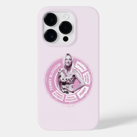 Penny Blossom Info Graphic Case-Mate iPhone Hülle (Rückseite)