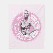 Penny Blossom Info Graphic Fleecedecke (Vorderseite)