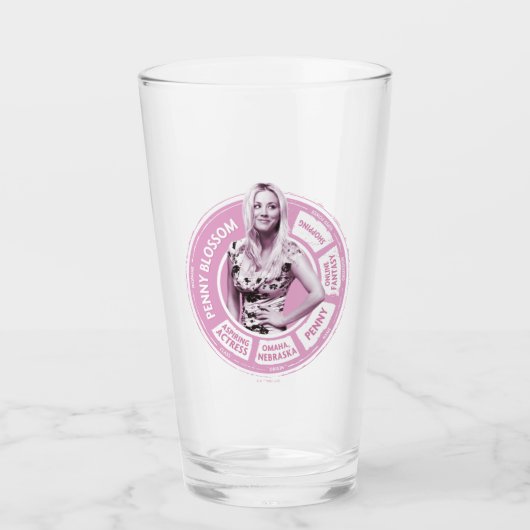 Penny Blossom Info Graphic Glas (Vorderseite)