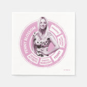 Penny Blossom Info Graphic Serviette (Vorderseite)