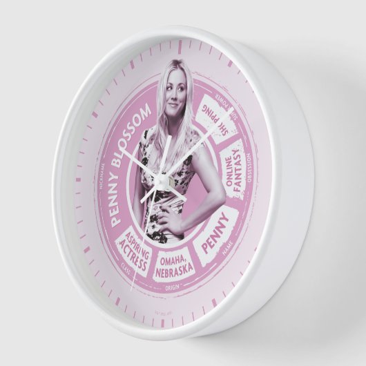 Penny Blossom Info Graphic Uhr (Winkel)
