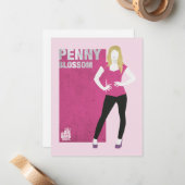 Penny Blossom Mitteilungskarte (Vorderseite/Rückseite Beispiel)