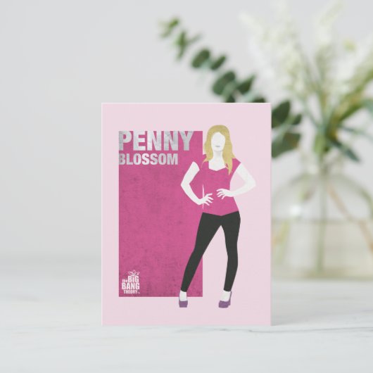 Penny Blossom Postkarte (Stehend Vorderseite)