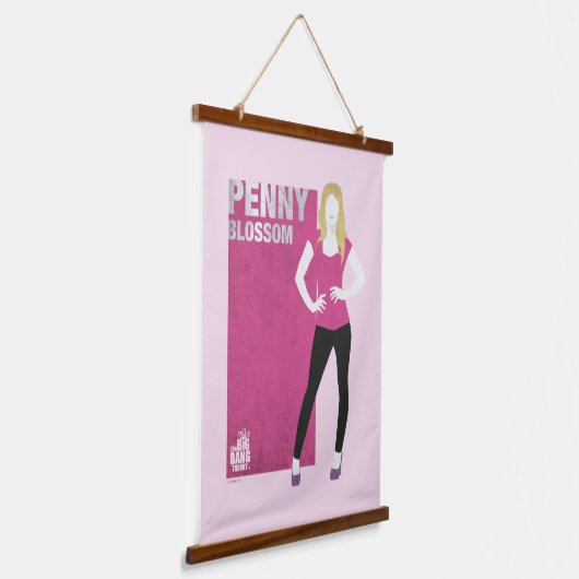 Penny Blossom Wandteppich Mit Holzrahmen (Gewinkelt)