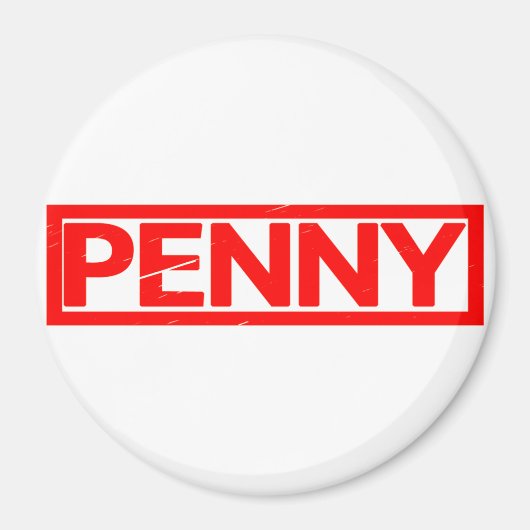 Penny-Briefmarke Magnet (Vorne)