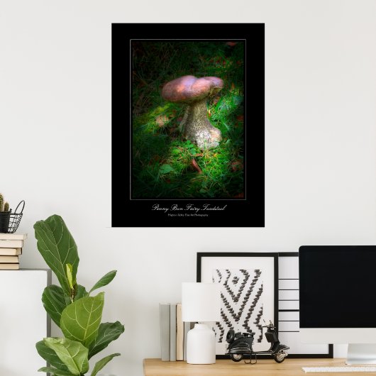 Penny Bun Fairy Toadstool Galerie Stil Poster (Heimbüro)
