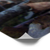 Penny Bun Mushroom Poster (Ecke)