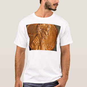 Penny-Cents kupfernes Lincoln T-Shirt