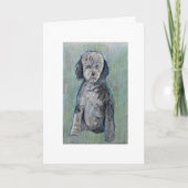 Penny Dog Happy New Year Grußkarte Karte (Vorderseite)