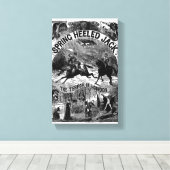 Penny Dreadful - Jack mit Frühjahrshöhnung Leinwanddruck (Insitu (Holzboden))