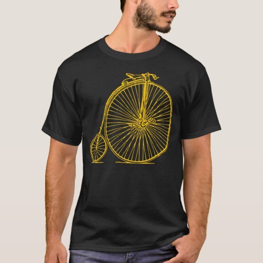 Penny-Farthing - Bernstein T-Shirt (Vorderseite)