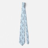 Penny Farthing Bicycle Design Krawatte (Vorderseite)