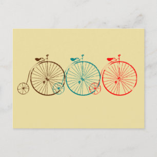 Penny Farthing Bicycles Postkarte