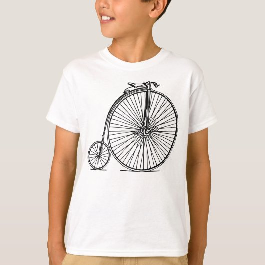 Penny Farthing - Black T-Shirt (Vorderseite)